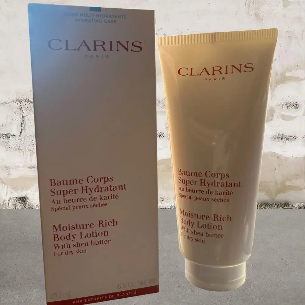 Clarins $49 Moisture-Rich Hydrating Body Lotion NIB